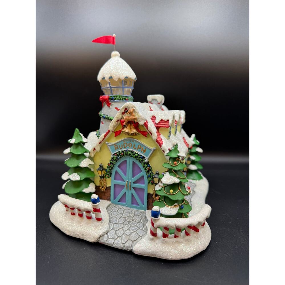 Hawthorne Village, Rudolph's Christmas Town Village, Watch Tower & Reindeer Barn